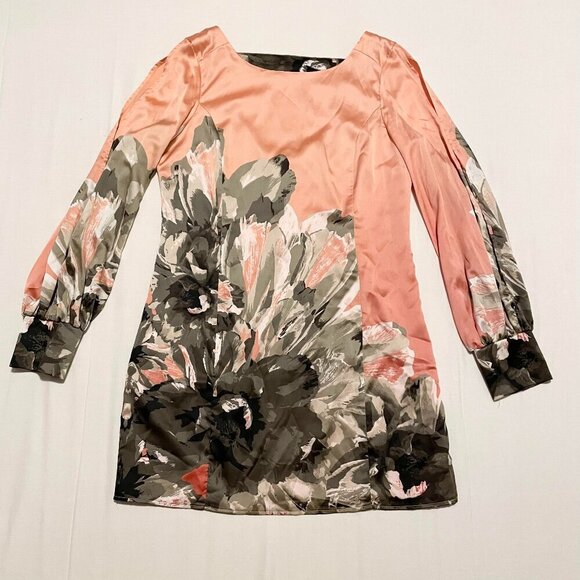 le chateau Dresses & Skirts - Le Chateau Floral Long Sleeve Dress Womens Size XL Sleeve Slip Dress